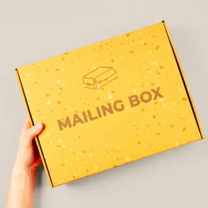 Yellow Mailer Boxes